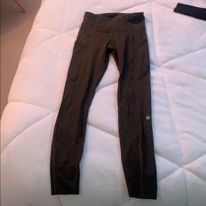 LULULEMON Olive green leggings